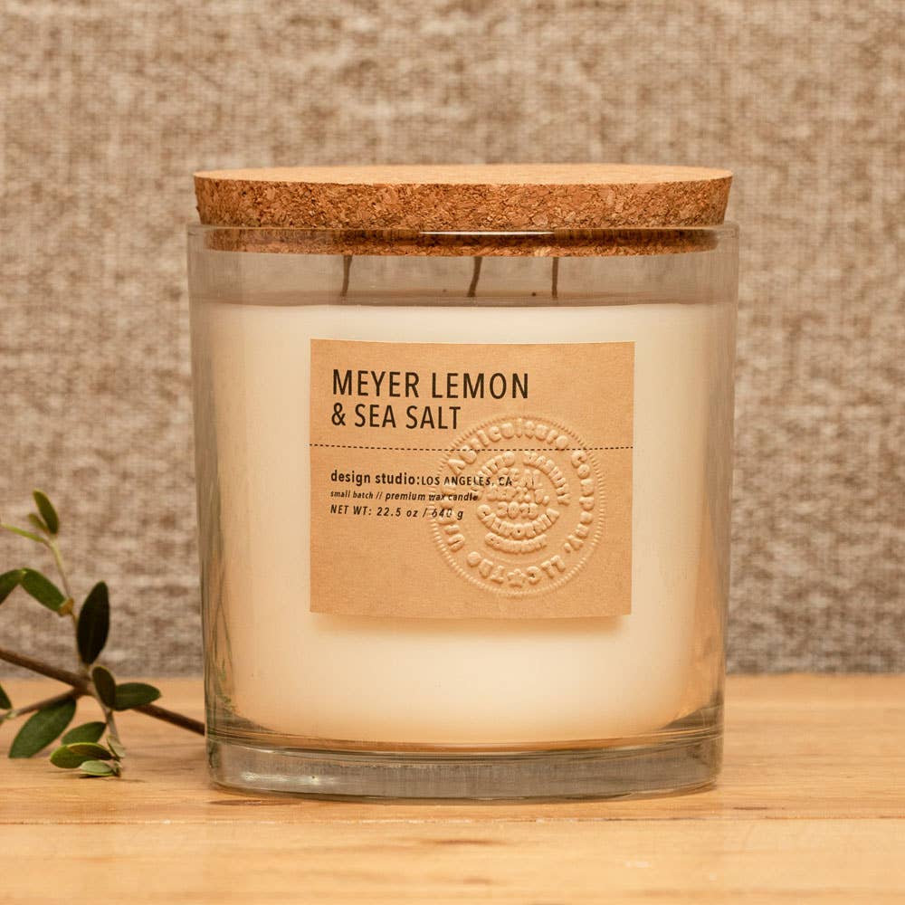 22.5 oz Meyer Lemon & Sea Salt Scented Candle