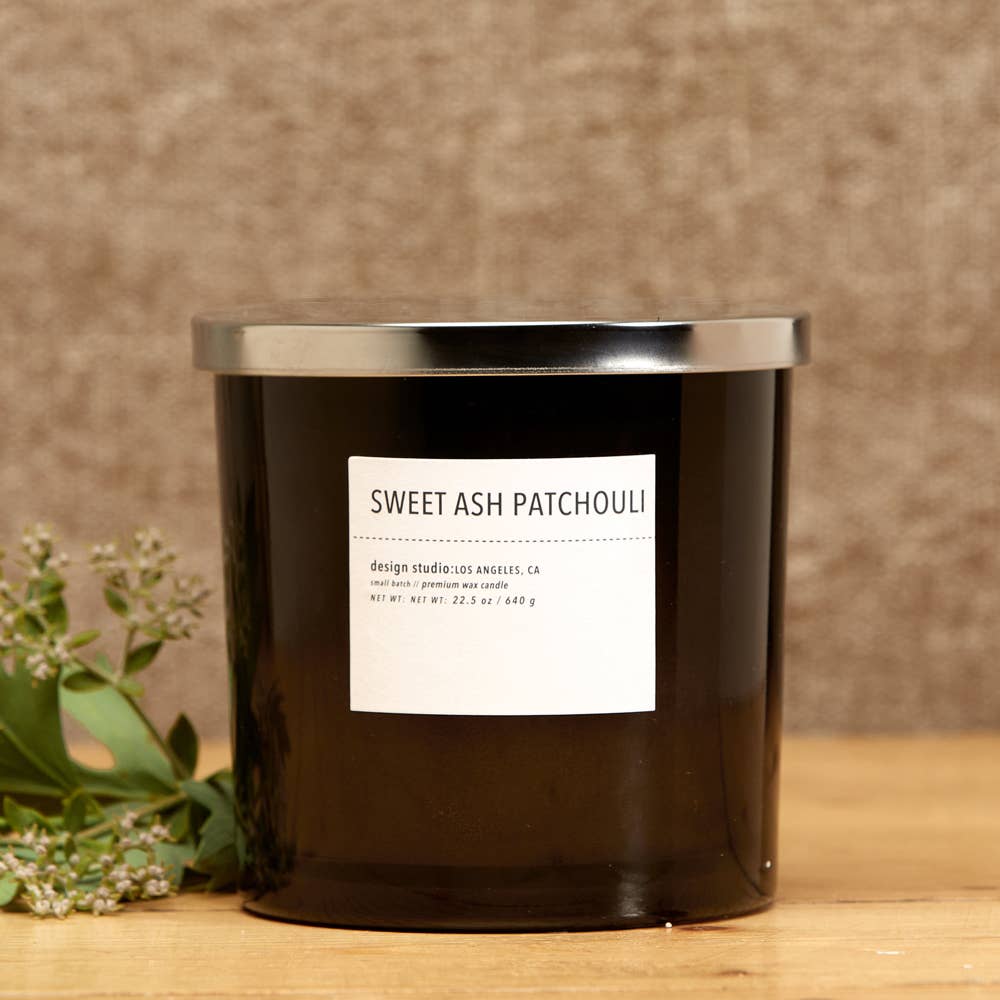 22.5 oz Sweet Ash Patchouli Scented Candle