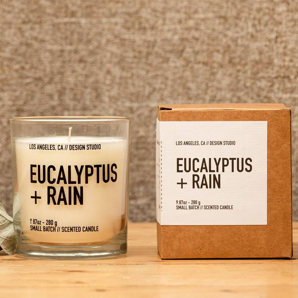 9.87 oz Eucalyptus & Rain Boxed Candle