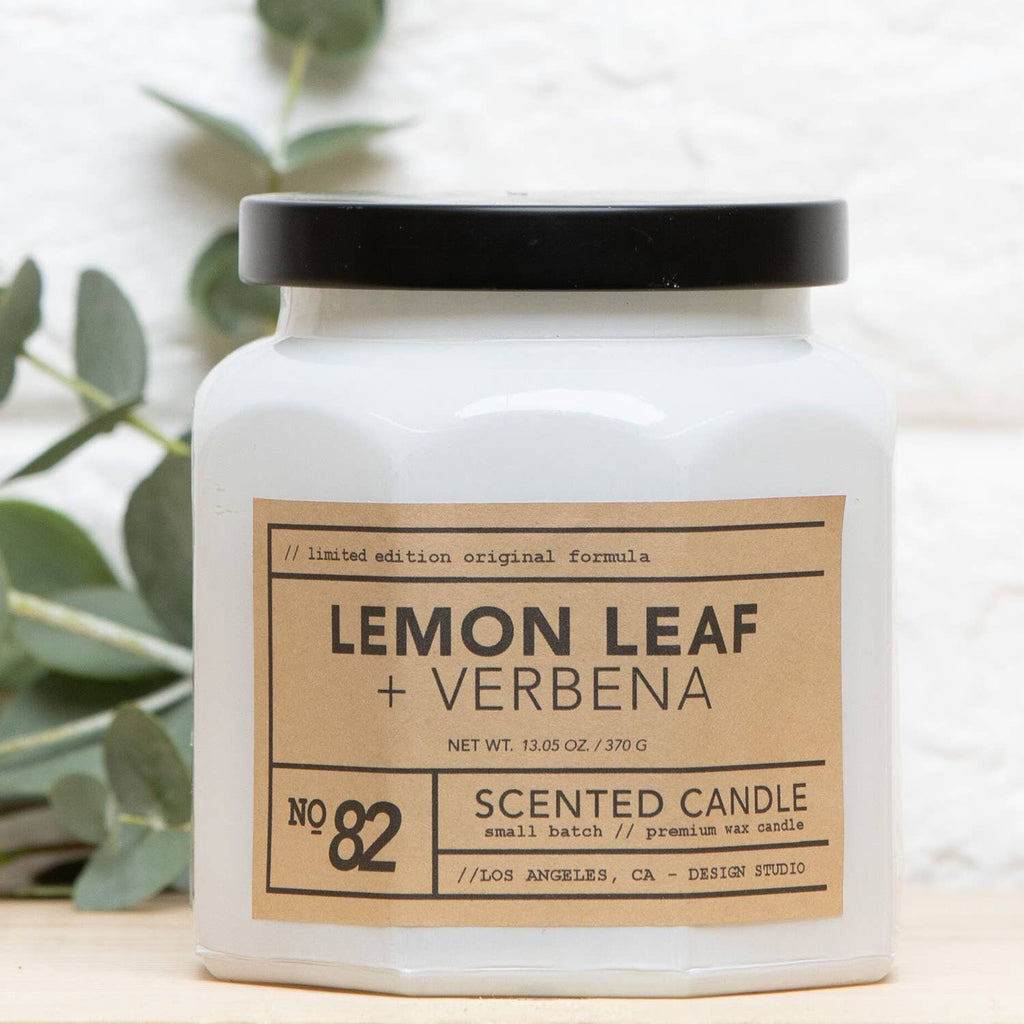 Lemon Leaf + Verbena Scented Candle