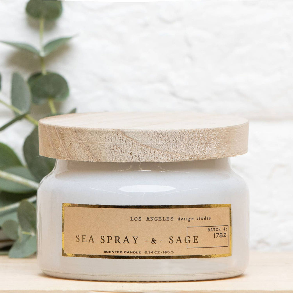 Sea Spray & Sage Scented Candle