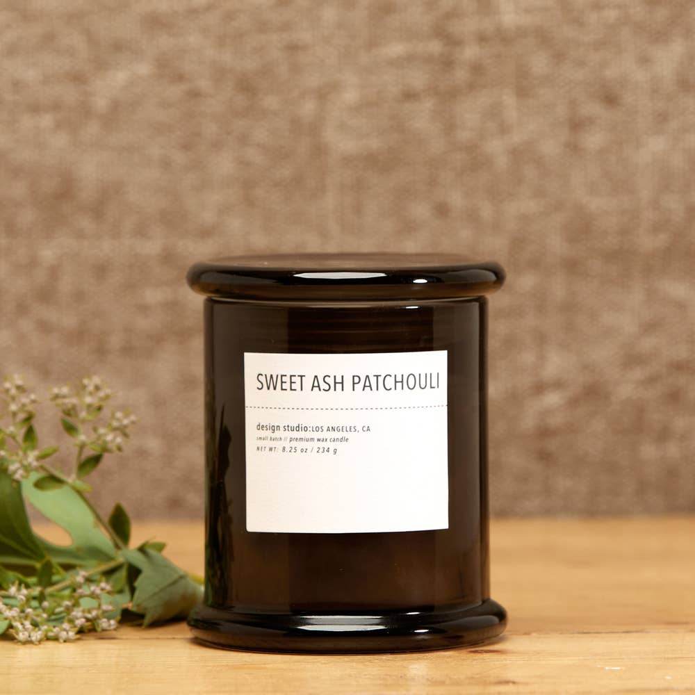 8.25 oz Sweet Ash Patchouli Scented Candle