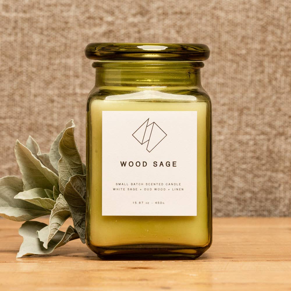 15.87 oz Wood Sage Scented Candle