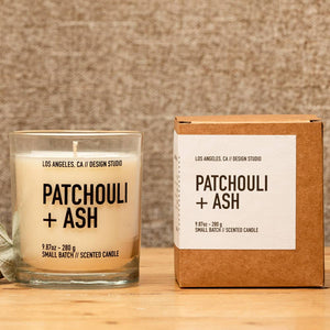 9.87 oz Patchouli & Ash Boxed Candle