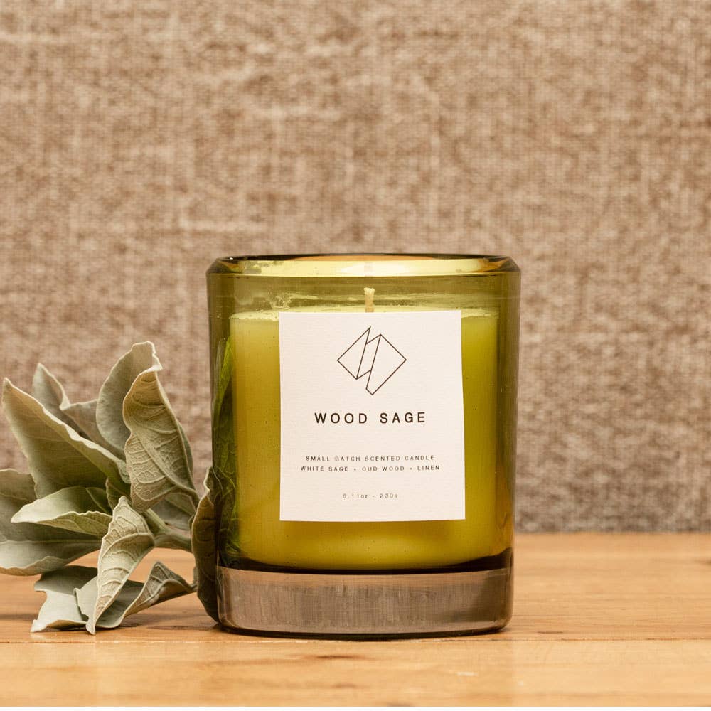 8.11 oz Wood Sage Scented Candle