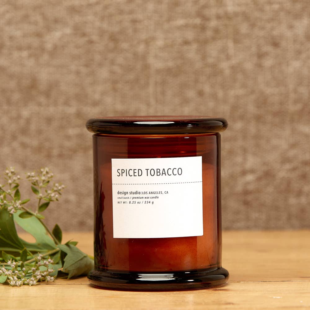 8.25 oz Spiced Tobacco Scented Candle